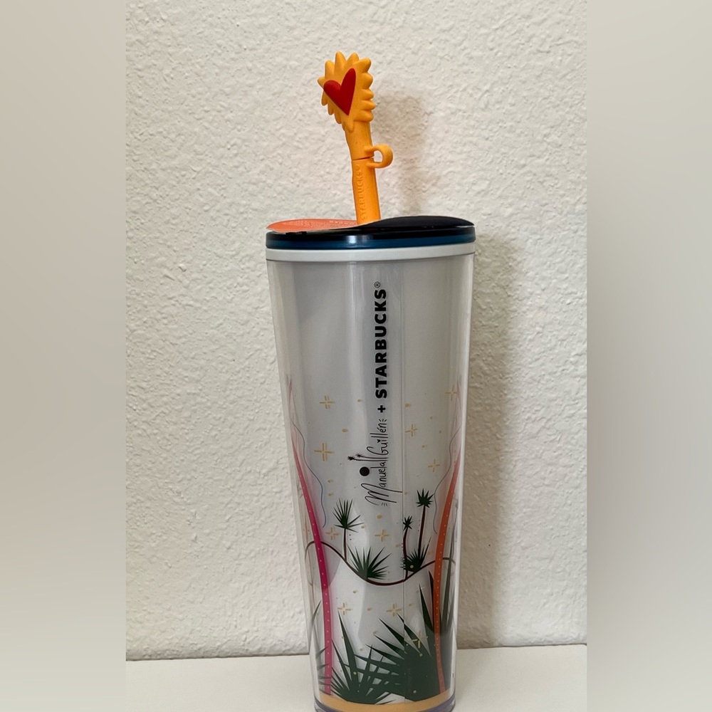 Starbucks Fall 2023 24oz Tumbler Sun Topper Manuela Guillen IN HAND ***UNISEX***